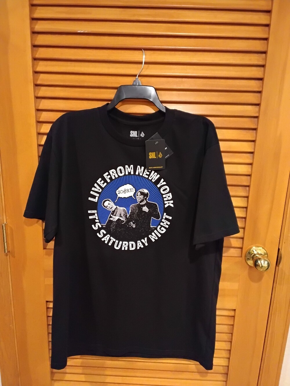 NWT Volcom SNL Roxbury Cotton Tee XL Black